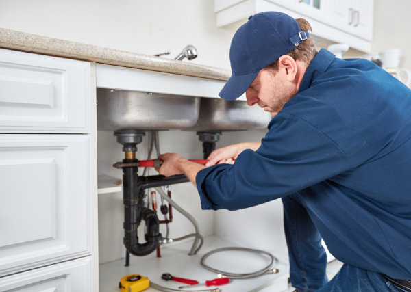 plumber at work